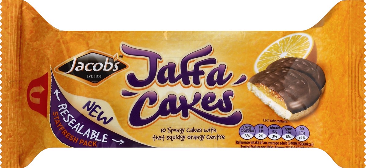 slide 1 of 6, Jacob's Jaffa Cakes 5.19 oz, 5.19 oz