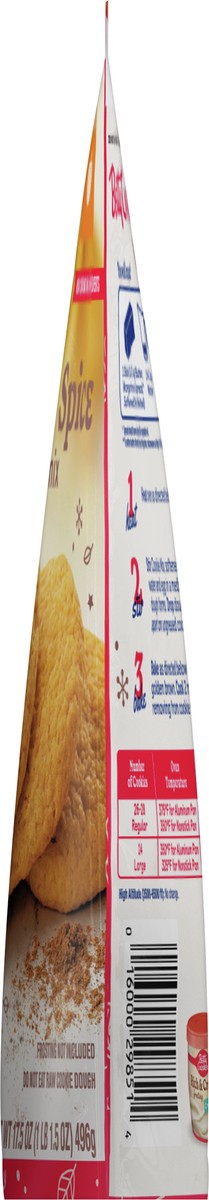 slide 8 of 9, Betty Crocker Pumpkin Spice Cookie Pouch, 17.5 oz