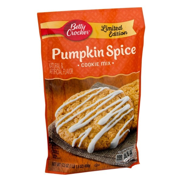 slide 1 of 1, Betty Crocker Pumpkin Spice Cookie Pouch, 17.5 oz