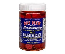 Bay View Mild Pickled Polish Sausage, 8 oz