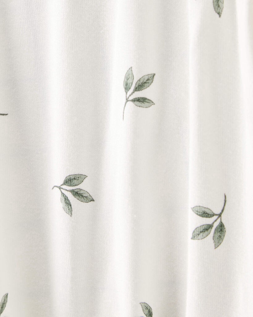 slide 4 of 5, Carter's Baby 2-Pack PurelySoft Sleeper Gowns Olive/Ivory PRE, 1 ct