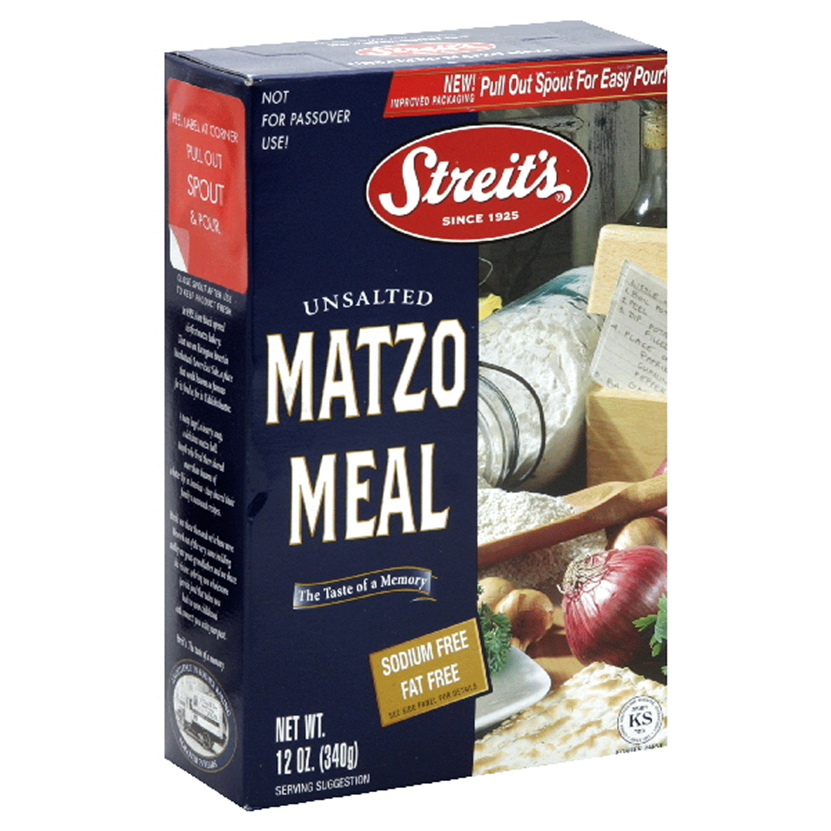 slide 1 of 1, Streit's Matzo Meal 12 oz, 12 oz