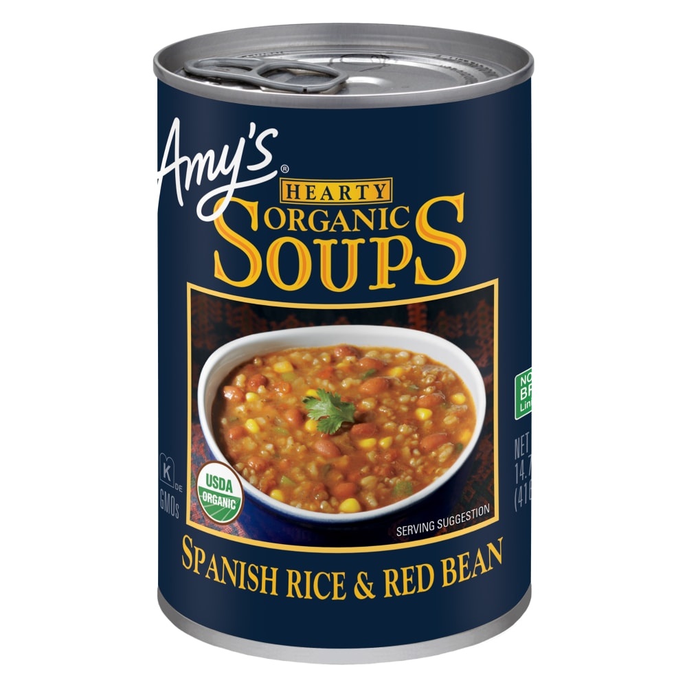 slide 1 of 1, Hearty Spanish Rice & Red Bean Soup, 14.7 oz