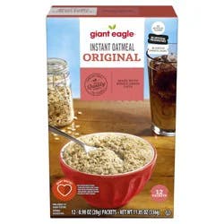 Giant Eagle Instant Oatmeal, Regular