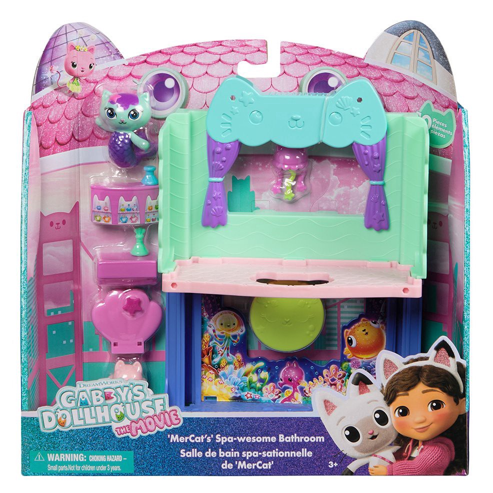 slide 1 of 1, Gabby's Dollhouse The Movie MerCat's Spa-wesome Bathroom, 1 ct