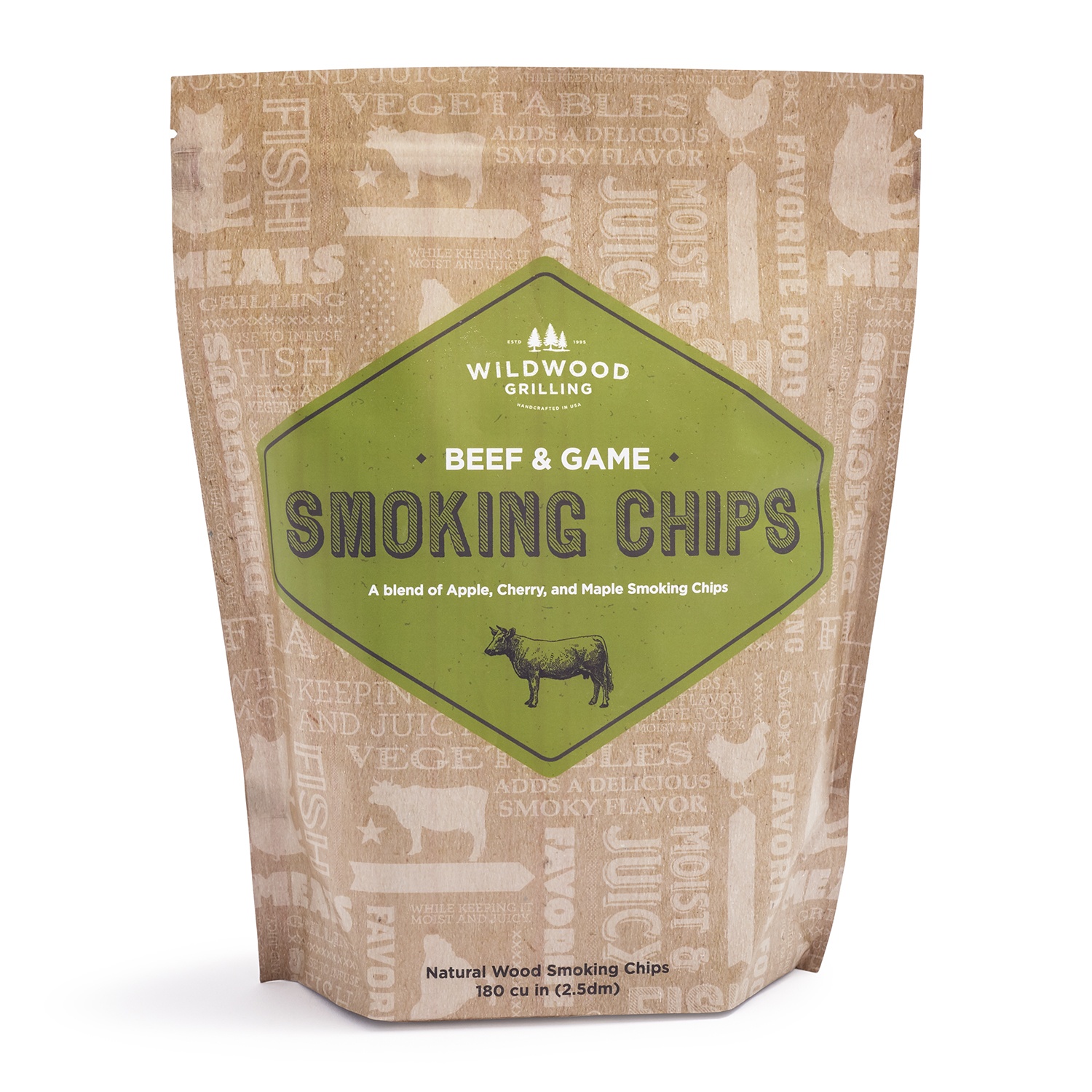 slide 1 of 1, Wildwood Grilling Beef & Game Smoking Chip Blend, 1 ct