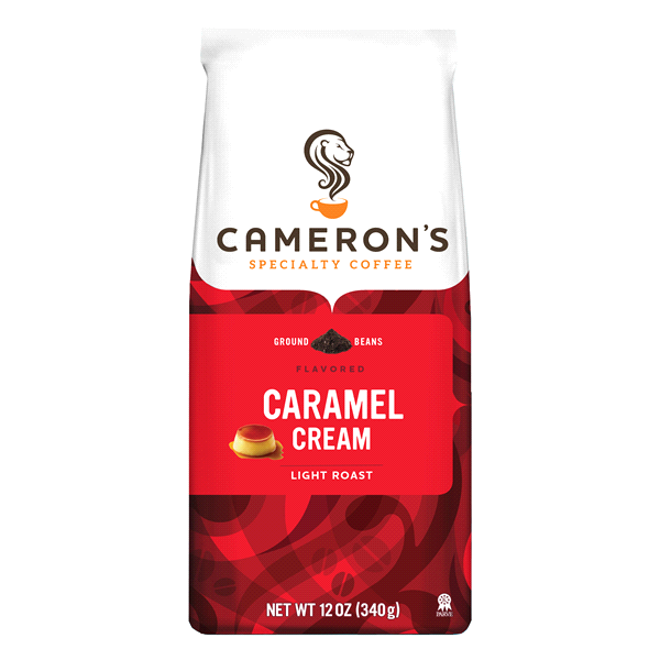 slide 1 of 1, Cameron's Coffee Caramel Cream Ground Coffee, 12 oz
