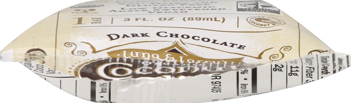 slide 5 of 5, Luna & Larry's Luna Larry's Coconut Milk Dark Chocolate Ice Cream Bar, 3 oz