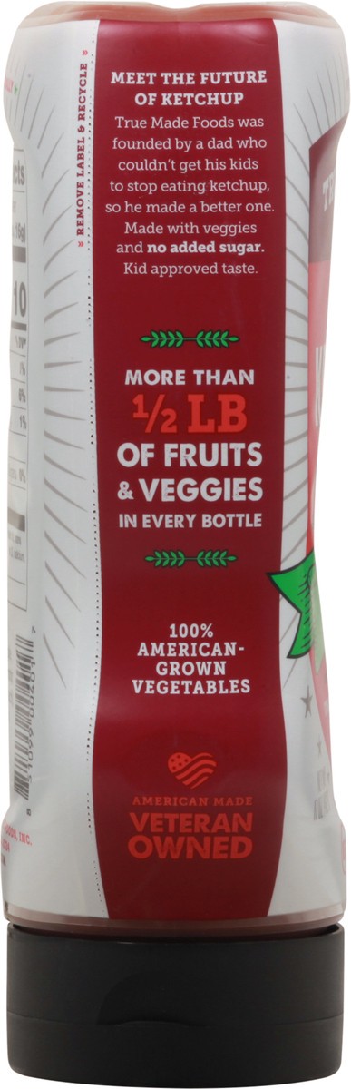 slide 8 of 9, True Made Foods True Made Veggie Ketchup No Sugar Added Squeeze Bottle, 17 oz