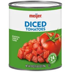 Meijer Diced Tomatoes