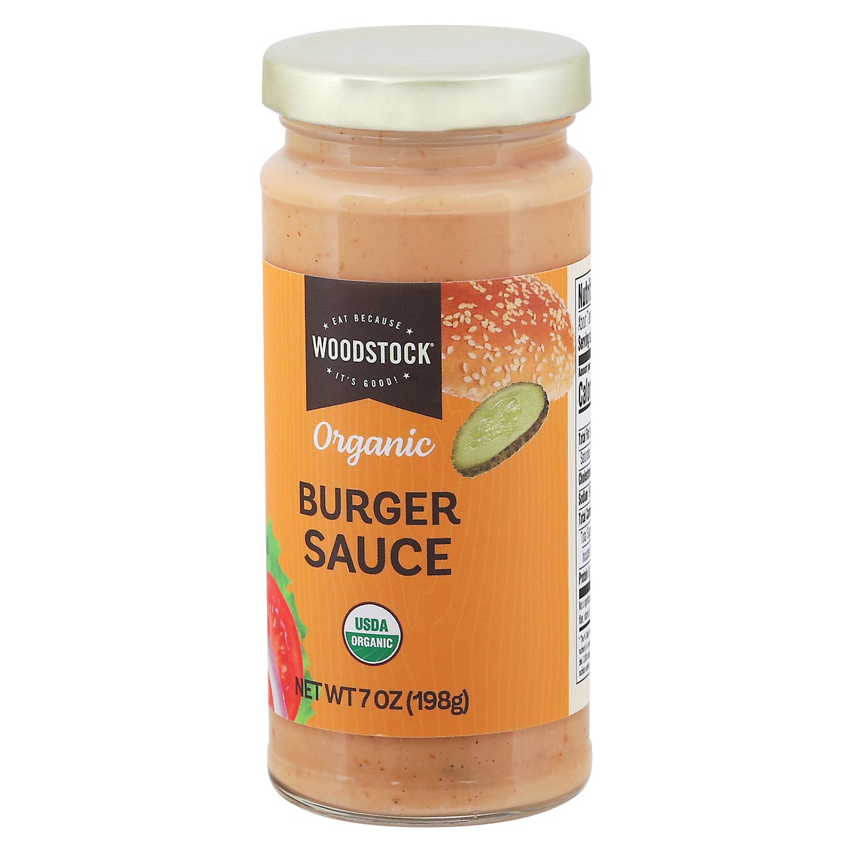 slide 5 of 9, Woodstock Organic Burger Sauce 7 oz, 7 oz