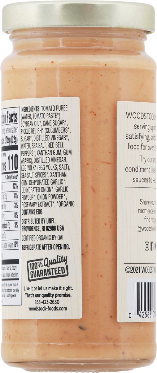 slide 2 of 9, Woodstock Organic Burger Sauce 7 oz, 7 oz