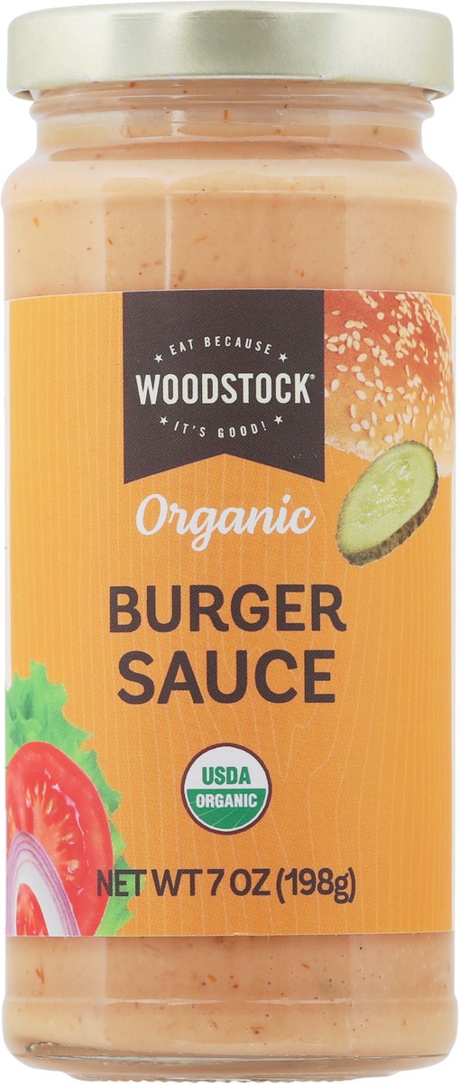 slide 6 of 9, Woodstock Organic Burger Sauce 7 oz, 7 oz