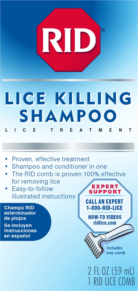 slide 7 of 7, Rid Lice Killing Shampoo, 1 ct