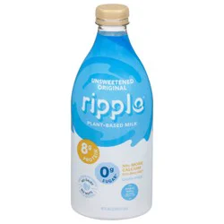 Ripple Plant-Based Unsweetened Original Milk 48 fl oz