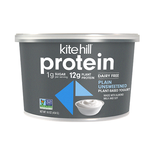 Kite Hill Yogurt Dairy Free Plain Unsweetened 16 oz Shipt
