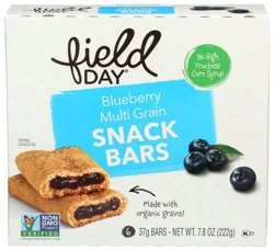 Field Day Snack Bars - Organic - Multi-Grain - Filled - Super Blueberry