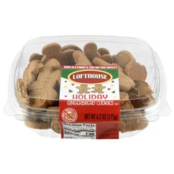 Lofthouse Holiday Gingerbread Cookies 6.2 oz