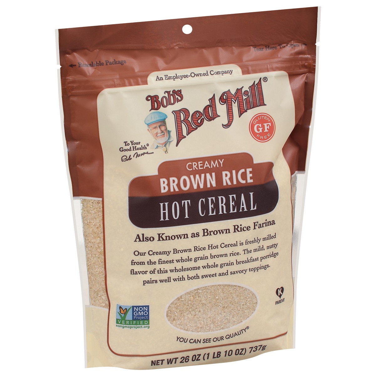 slide 2 of 11, Bob's Red Mill Hot Cereal, Creamy Brown Rice, 26 oz