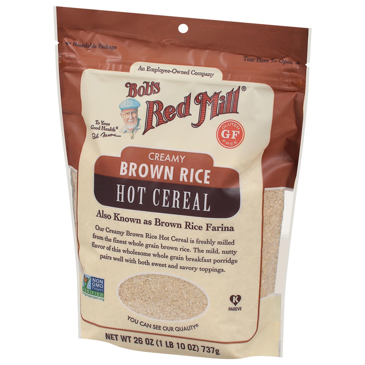 slide 3 of 11, Bob's Red Mill Hot Cereal, Creamy Brown Rice, 26 oz