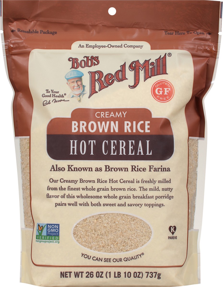 slide 9 of 11, Bob's Red Mill Hot Cereal, Creamy Brown Rice, 26 oz