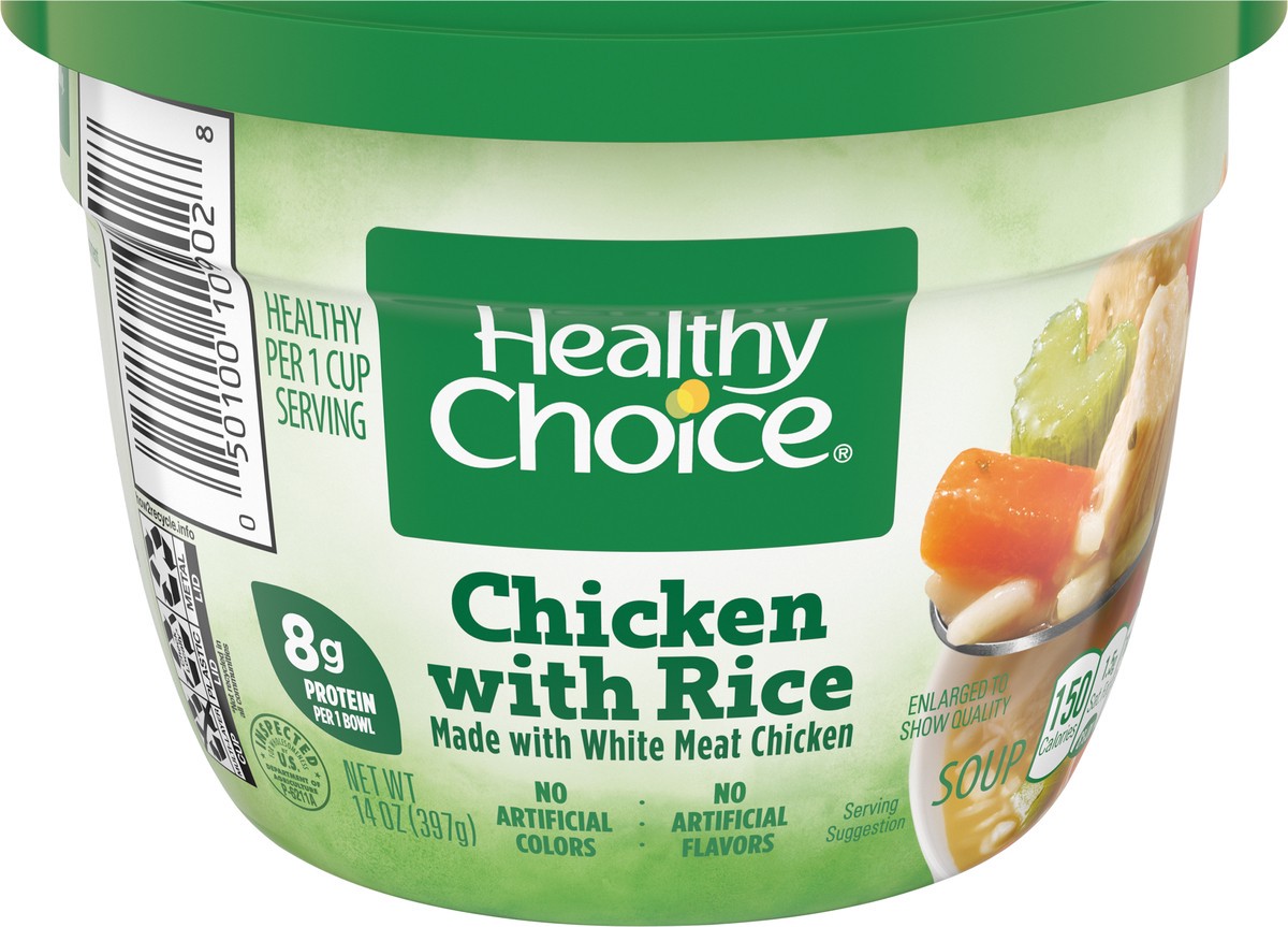 slide 2 of 2, Healthy Choice Chicken with Rice Soup 14 oz, 14 oz
