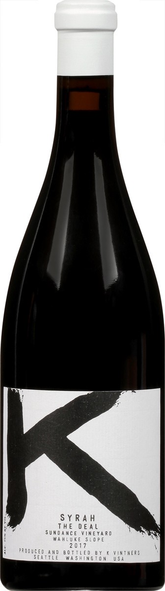 slide 5 of 11, K 2017 Wahluke Slope Sundance Vineyard The Deal Syrah 750 ml, 750 ml