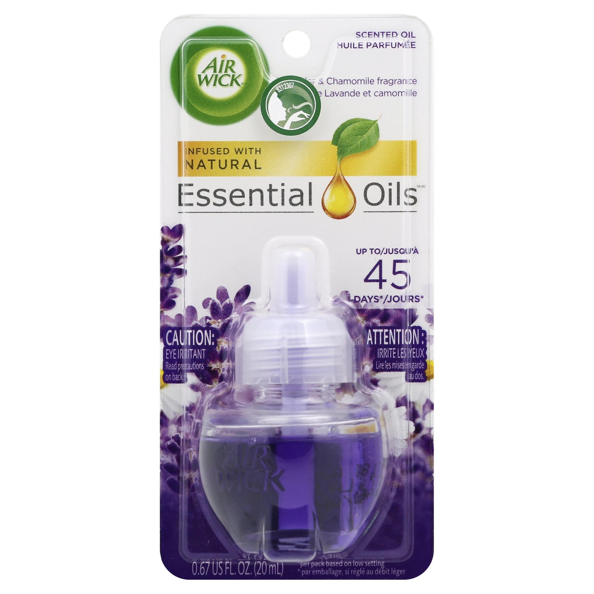 slide 1 of 1, Air Wick Scented Oil Relaxation Lavender & Chamomile Refill, 0.67 oz