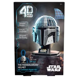 4D Build Star Wars The Mandalorian Helmet 3D Cardstock Model Kit