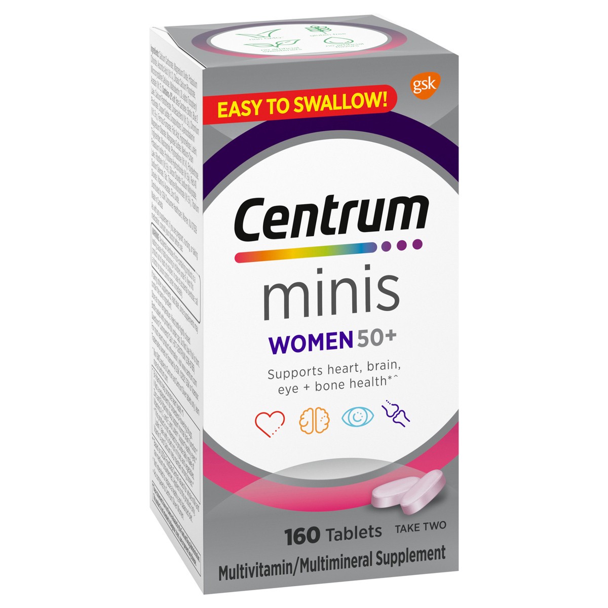 slide 9 of 9, Centrum Minis Womens 50+, 160 ct