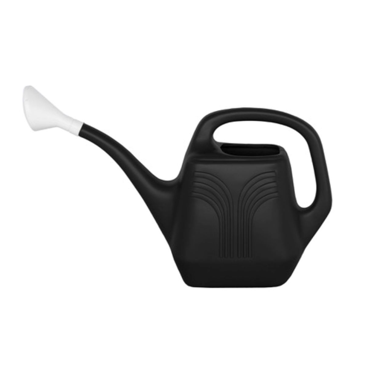 slide 1 of 1, Bloem Watering Can 2 Gallon Black, 2 gal