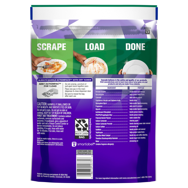 slide 4 of 29, Cascade Platinum Plus Dishwasher Pods, Dishwasher Detergent, Dish Detergent Soap, Lemon, 19 Count, 19 ct