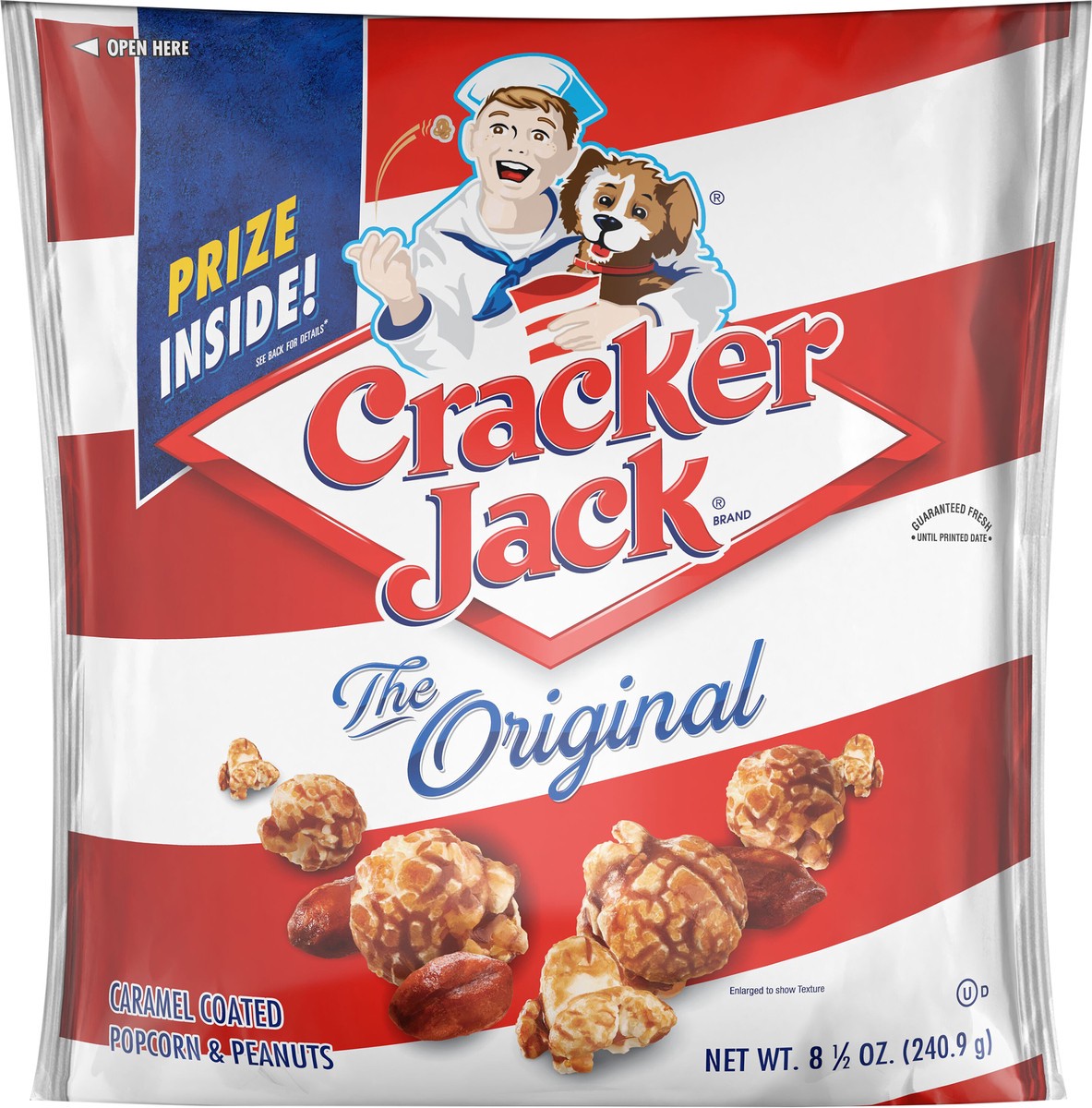 slide 3 of 3, Cracker Jack Caramel Coated Popcorn & Peanuts The Original 8.5 Oz, 8.5 oz