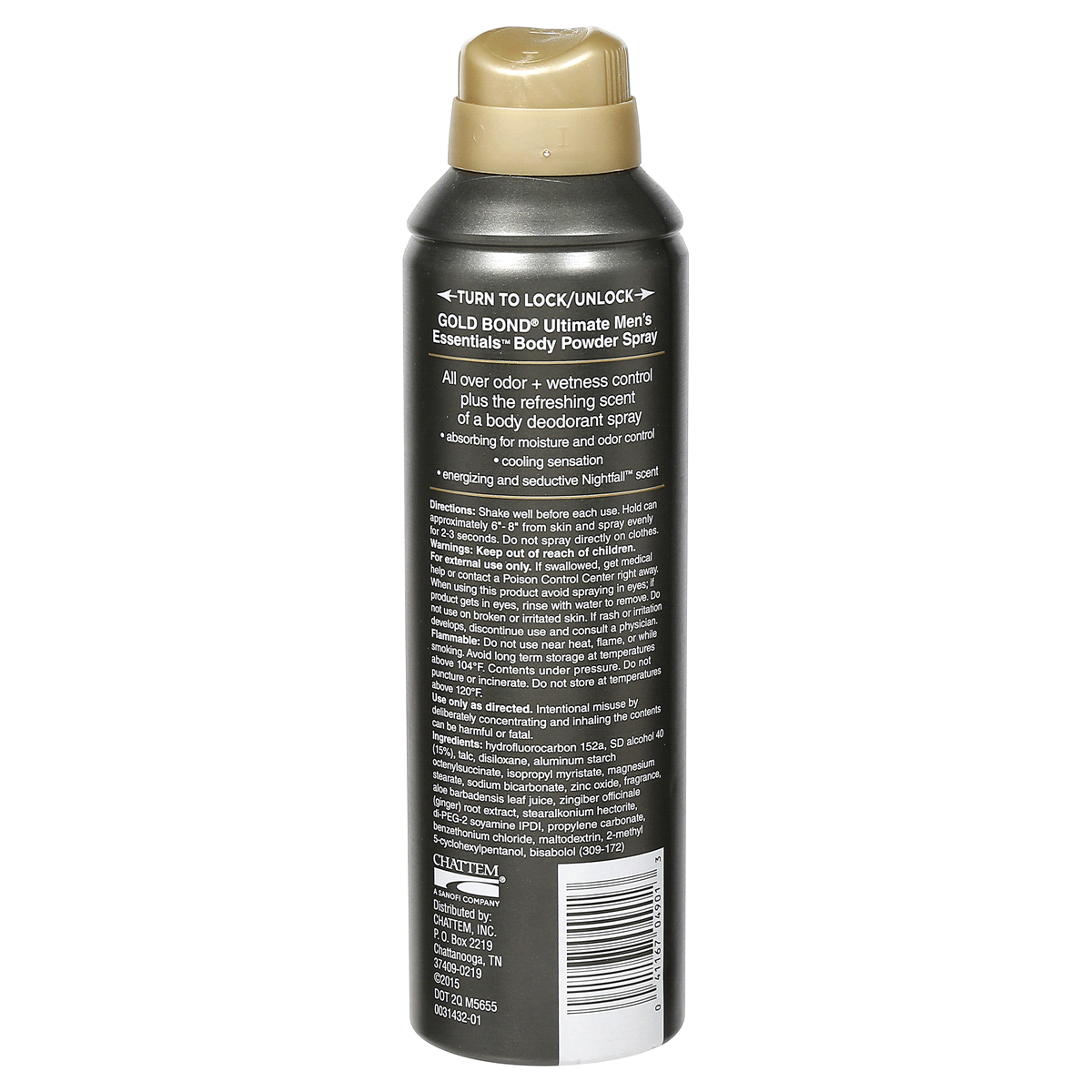 slide 2 of 2, Gold Bond Ultimate Men's Essentials Body Powder Spray Nightfall Scent, 7 oz