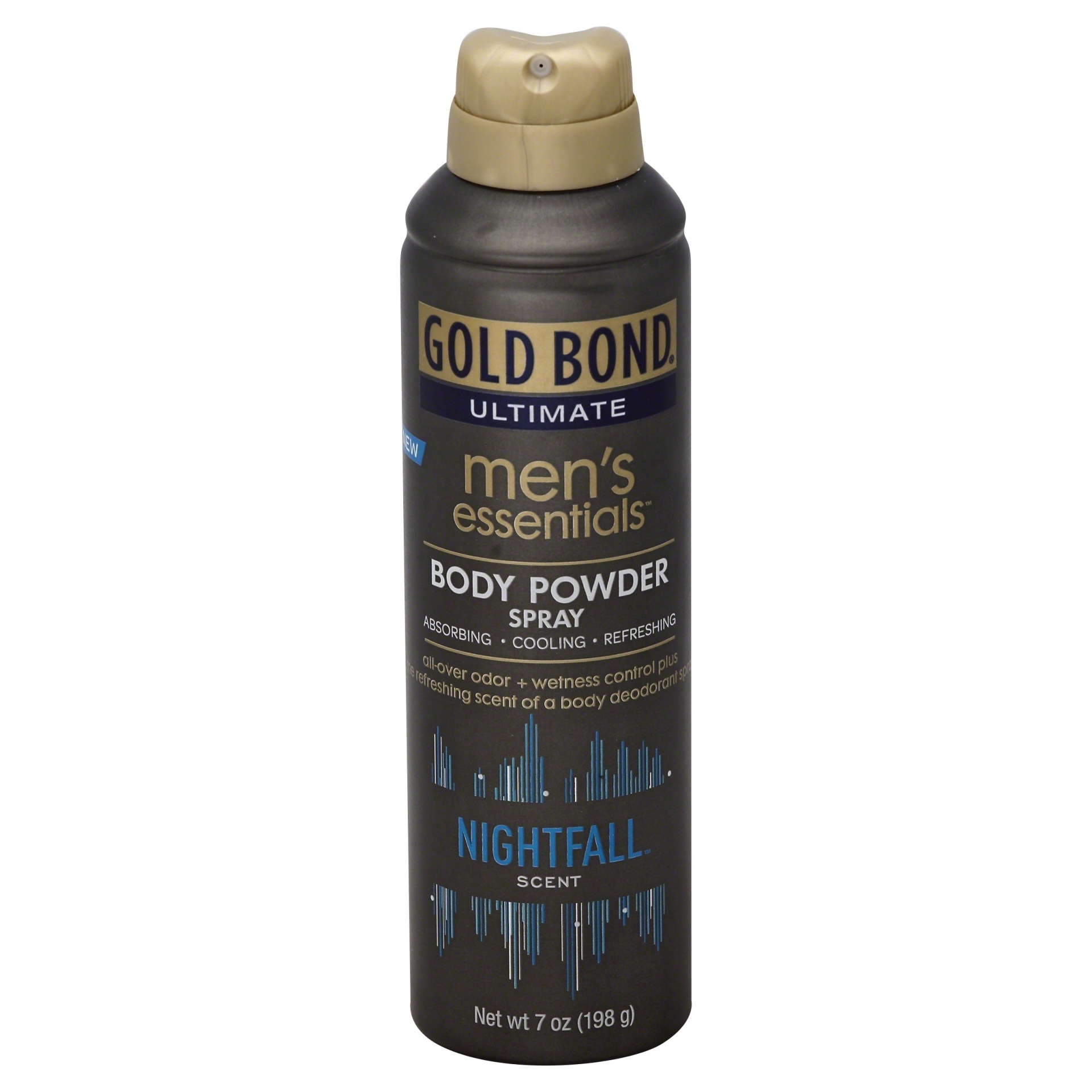 slide 1 of 2, Gold Bond Ultimate Men's Essentials Body Powder Spray Nightfall Scent, 7 oz