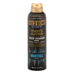 Gold Bond Ultimate Men's Essentials Body Powder Spray Nightfall Scent