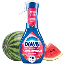 Dawn Powerwash Spray, Dish Soap, Dishwashing Liquid, Summer Watermelon, 1 Starter Kit, 16 Fl Oz