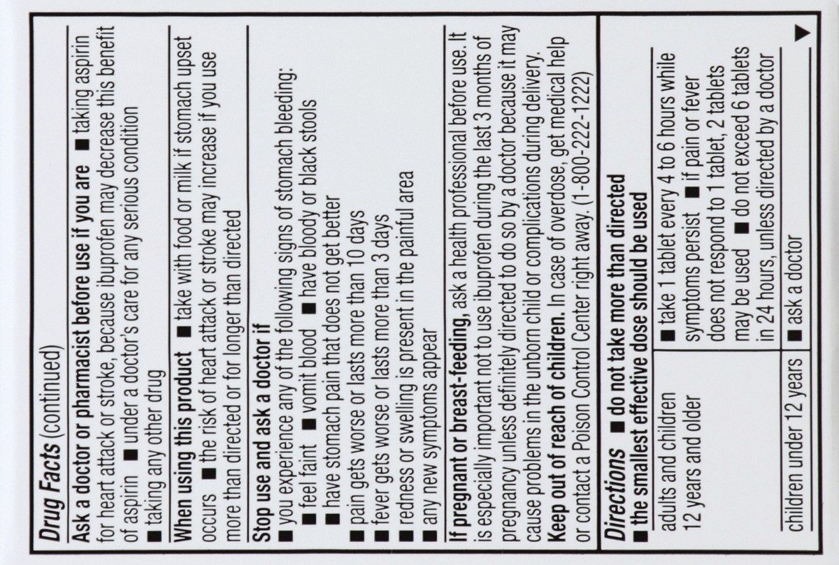 slide 4 of 6, Good Sense Family Wellness Ibuprofen Tablets, 50 ct