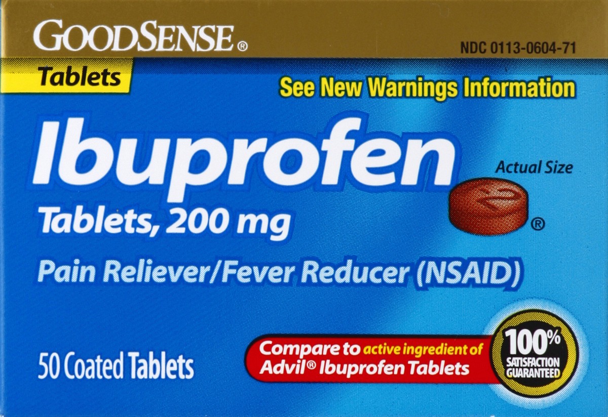 slide 6 of 6, Good Sense Family Wellness Ibuprofen Tablets, 50 ct