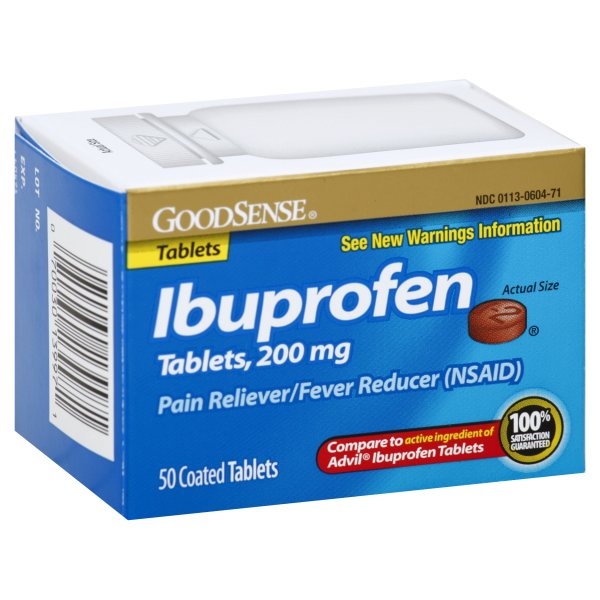 slide 1 of 6, Good Sense Family Wellness Ibuprofen Tablets, 50 ct