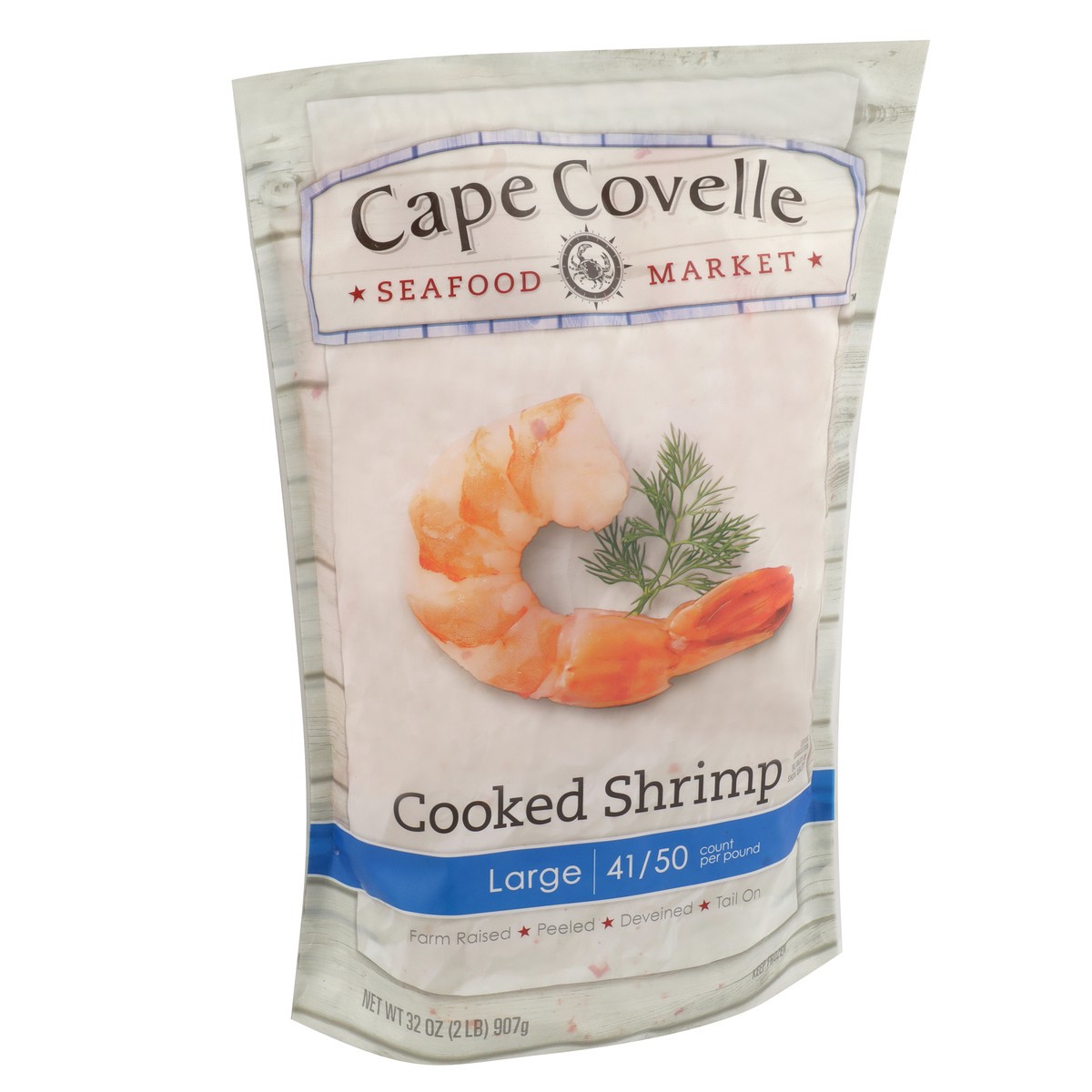 slide 2 of 9, Cape Covelle Seafood Market Cold Tail On Shrimp, 
