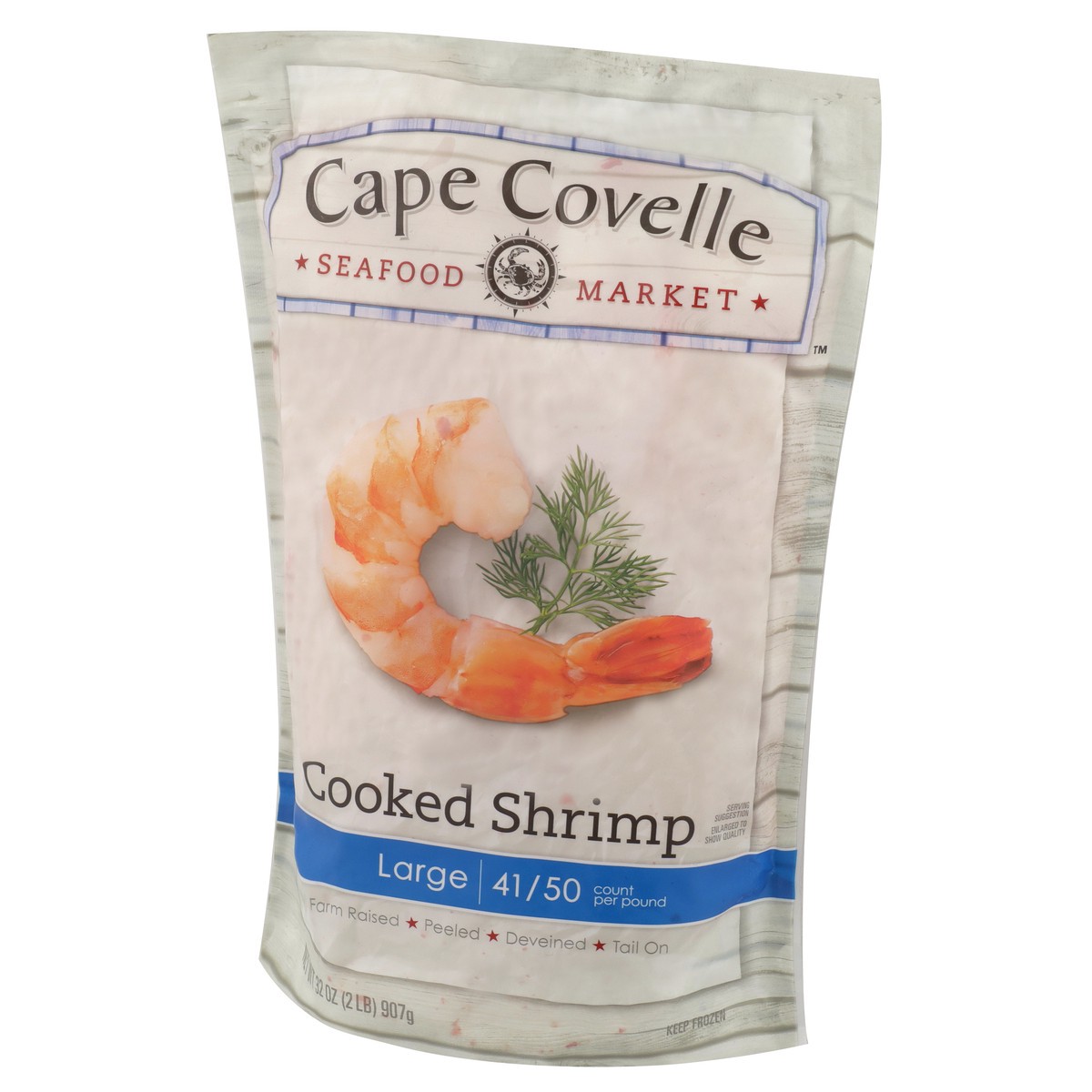 slide 6 of 9, Cape Covelle Seafood Market Cold Tail On Shrimp, 