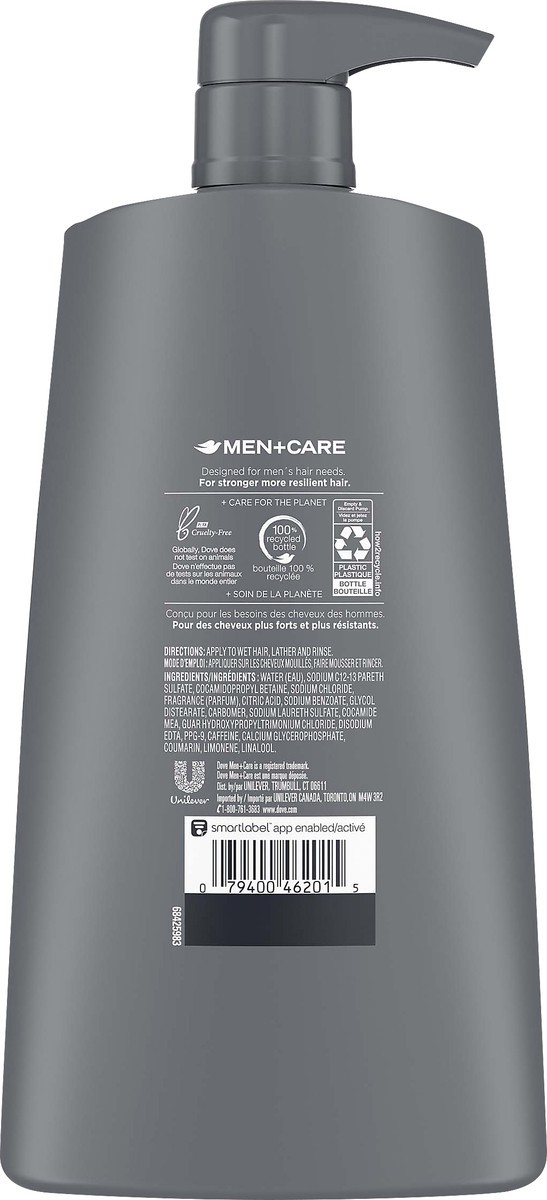 slide 2 of 3, Dove Men+Care Thick + Strong Shampoo + Conditioner 25.4 oz, 25.4 fl oz