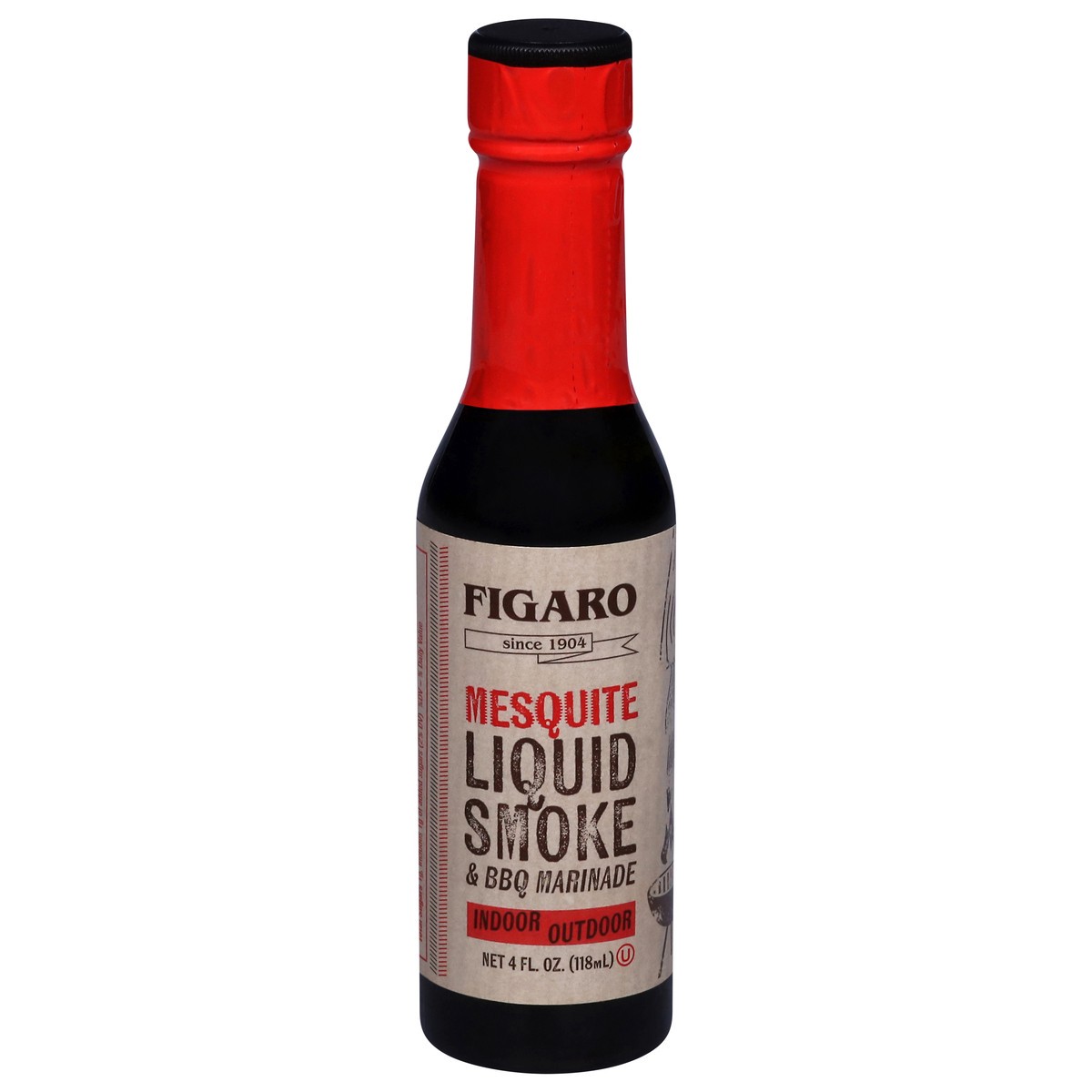 slide 1 of 13, Figaro Mesquite Liquid Smoke & BBQ Marinade 4 fl oz, 4 fl oz