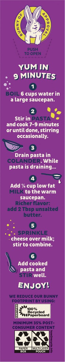 slide 9 of 14, Annie's Super! Mac, Macaroni And Cheese, Shells and White Cheddar, Made with Organic Pasta, 6 oz, 6 oz