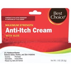 Best Choice Maximum Strength Anti-Itch Cream with Aloe