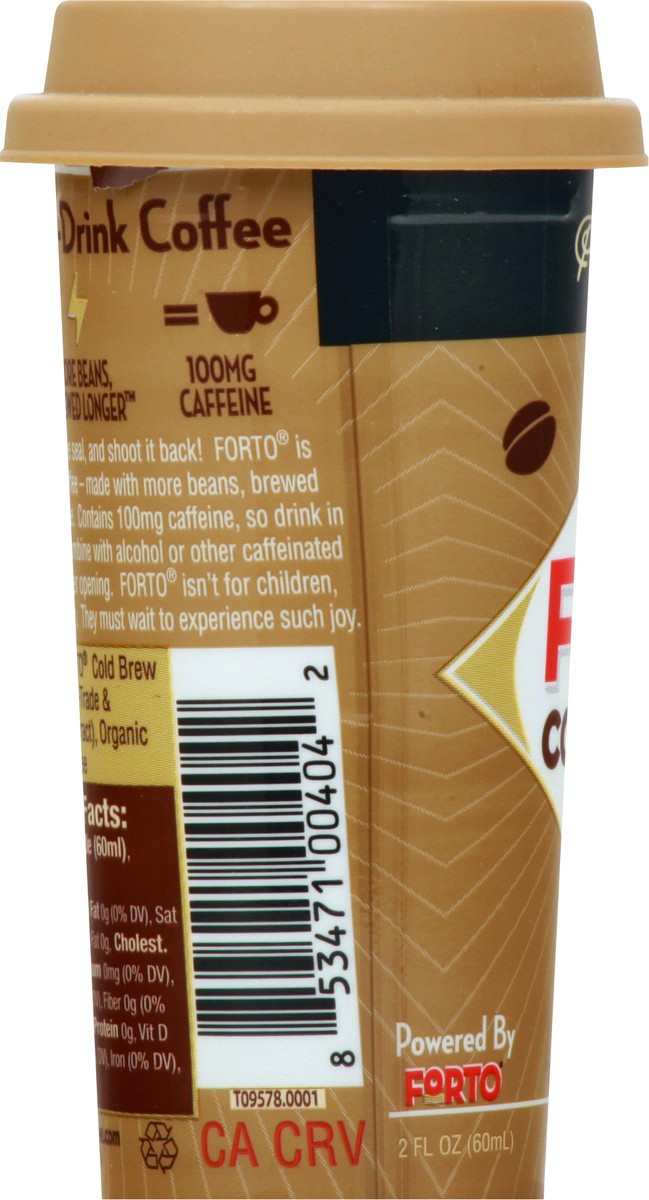 slide 3 of 13, Forto Organic Pure Black Coffee Shot 2 oz, 2 oz