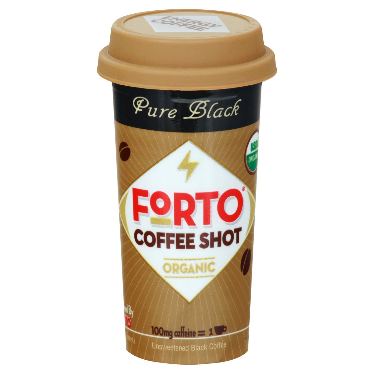 slide 10 of 13, Forto Organic Pure Black Coffee Shot 2 oz, 2 oz