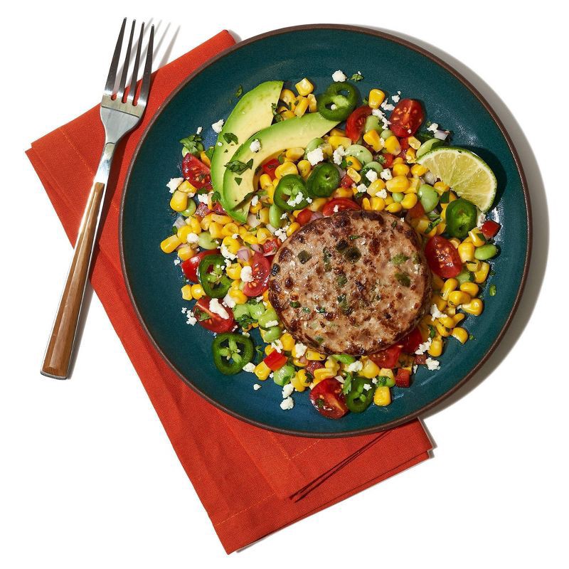 slide 4 of 4, Mighty Spark Queso Fresco & Jalapeno Turkey Patties 8 oz, 8 oz