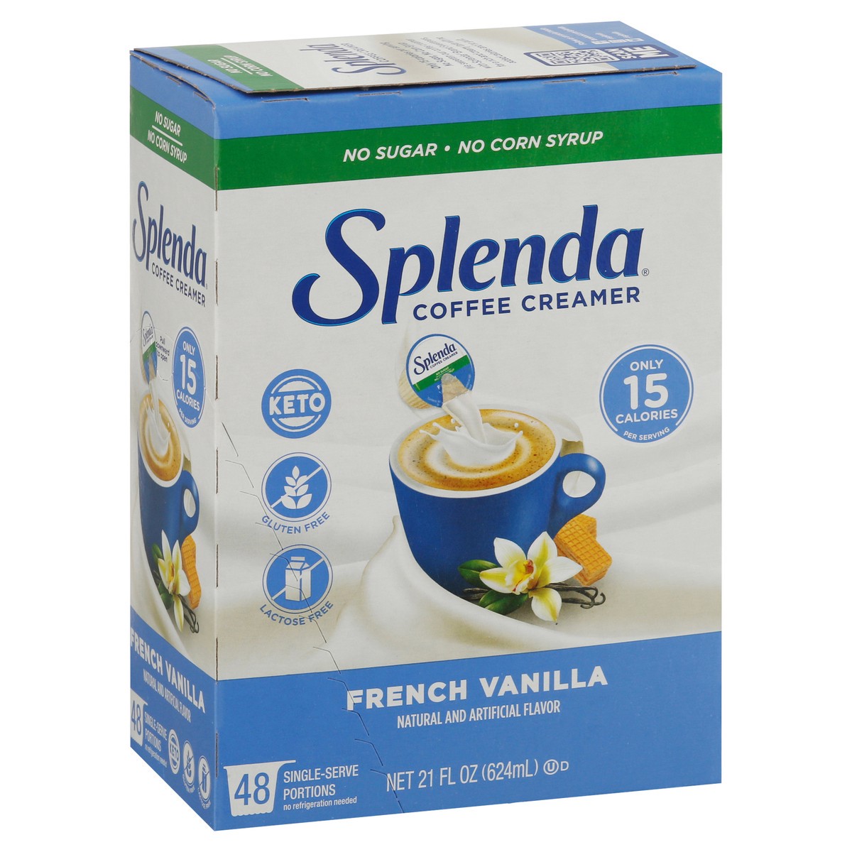 slide 3 of 9, Splenda French Vanilla Coffee Creamer - 48 ct, 48 ct